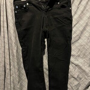 True Religion black jeans size 32 American size 10
